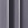 52 x 102 inch Solid GreyThermal Blackout Curtain Panels - Set of 2