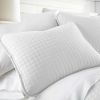 King/Cal King Lightweight White Ultra Soft 3-Piece Microfiber Quilt Set