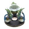 Exquisite Peacock Plume Oil Warmer - Aromatherapy Essential Oil Diffuser