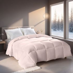 Pink Extra Large Plump Thick Duvet - Enhanced Warmth & Skin-friendly Comfort. Fits Single/double Beds. Luxury Hotel-grade Insert For Bedroom Use. (Option: defaulttitle)